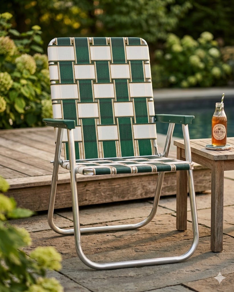 Cadeira de jardim Tyler Chairs - detalhe do design artesanal